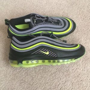 Nike Air Max 97 HZ Sneakers Black Volt 6.5Y